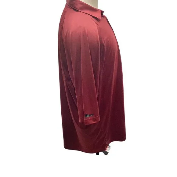 Greg Norman ML75 Mens Polo Shirt XXL in Burgundy Red - Picture 3 of 6